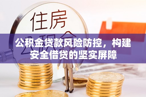 武陵公积金贷款风险防控，构建安全借贷的坚实屏障