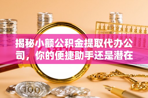 武陵揭秘小额公积金提取代办公司，你的便捷助手还是潜在风险？