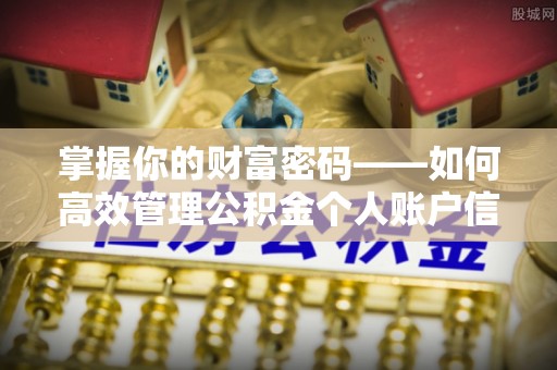 武陵掌握你的财富密码——如何高效管理公积金个人账户信息