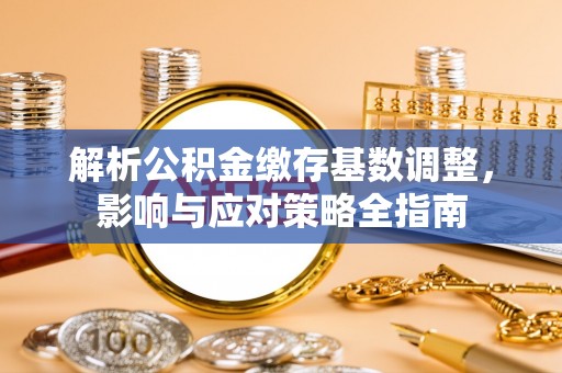 武陵解析公积金缴存基数调整，影响与应对策略全指南
