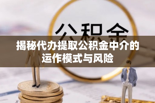 武陵揭秘代办提取公积金中介的运作模式与风险
