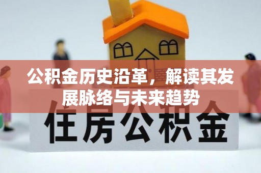 武陵公积金历史沿革，解读其发展脉络与未来趋势