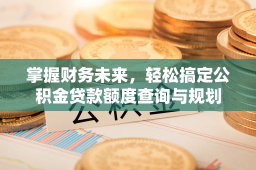 武陵掌握财务未来，轻松搞定公积金贷款额度查询与规划