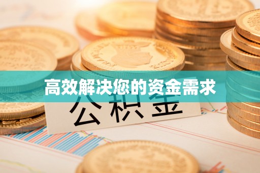 武陵高效解决您的资金需求