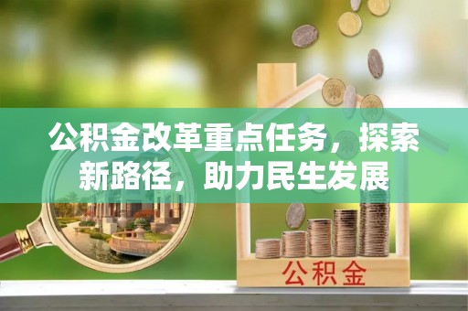 武陵公积金改革重点任务，探索新路径，助力民生发展