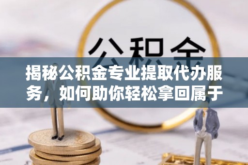 武陵揭秘公积金专业提取代办服务，如何助你轻松拿回属于你的资金