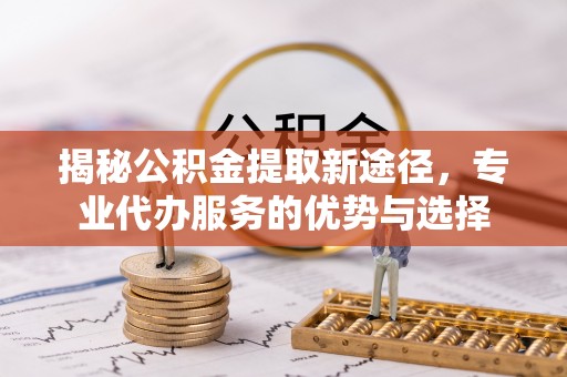 武陵揭秘公积金提取新途径，专业代办服务的优势与选择