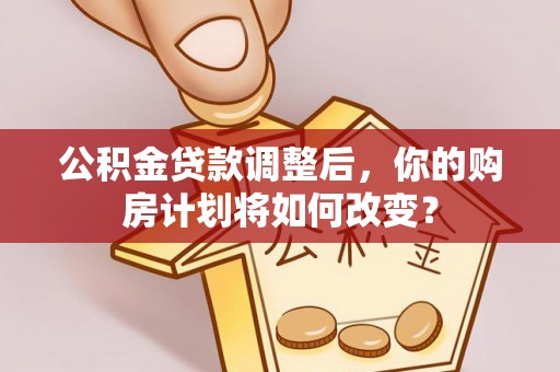 武陵公积金贷款调整后，你的购房计划将如何改变？