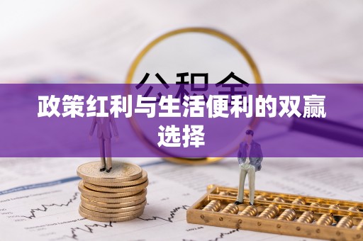 武陵政策红利与生活便利的双赢选择