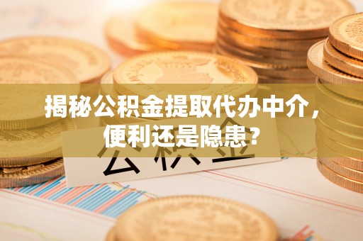 武陵揭秘公积金提取代办中介，便利还是隐患？
