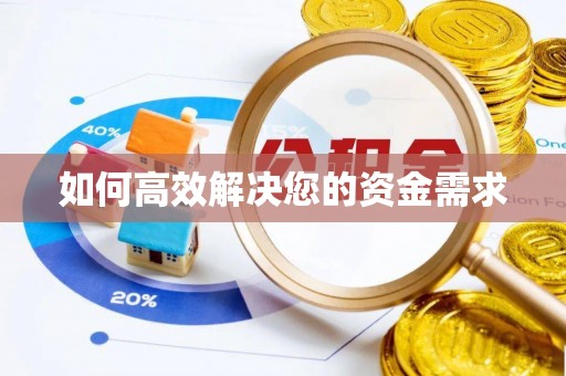 武陵如何高效解决您的资金需求