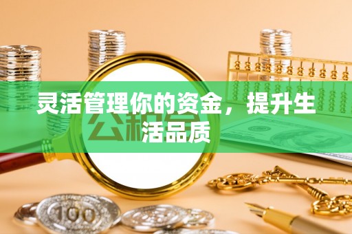 武陵灵活管理你的资金，提升生活品质