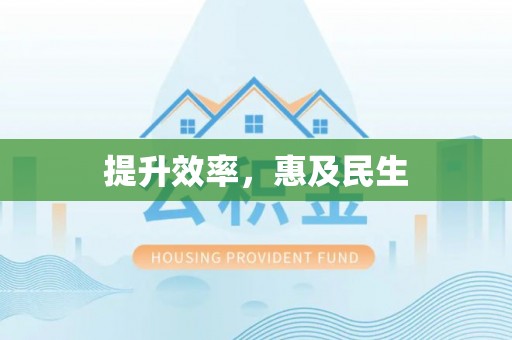 武陵提升效率，惠及民生