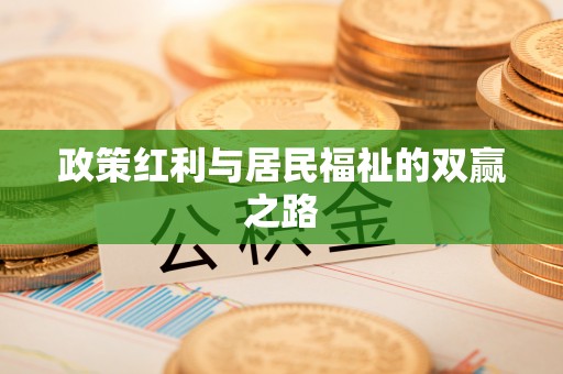 武陵政策红利与居民福祉的双赢之路