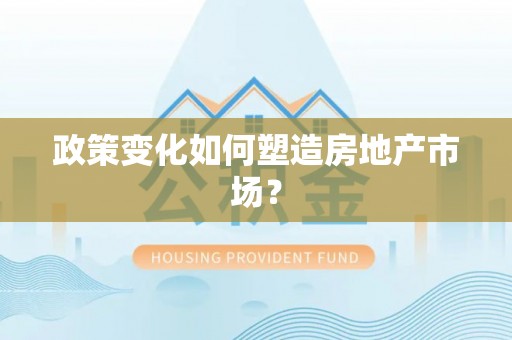 武陵政策变化如何塑造房地产市场？