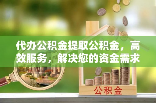 武陵代办公积金提取公积金，高效服务，解决您的资金需求