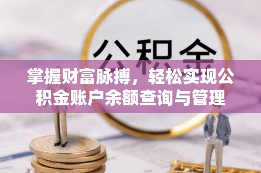 武陵掌握财富脉搏，轻松实现公积金账户余额查询与管理