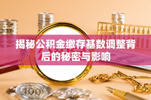 武陵揭秘公积金缴存基数调整背后的秘密与影响
