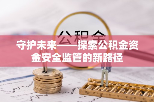 武陵守护未来——探索公积金资金安全监管的新路径