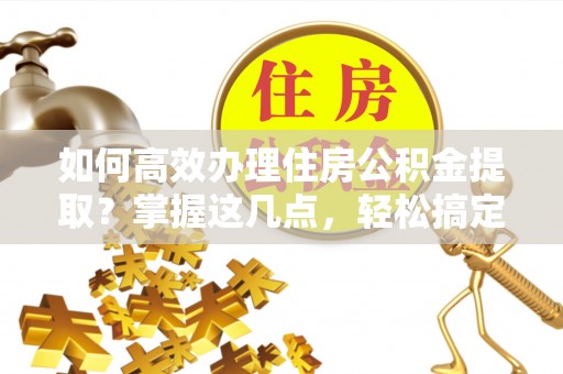 武陵如何高效办理住房公积金提取？掌握这几点，轻松搞定！