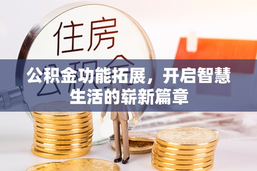 武陵公积金功能拓展，开启智慧生活的崭新篇章
