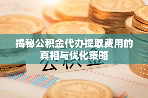 武陵揭秘公积金代办提取费用的真相与优化策略