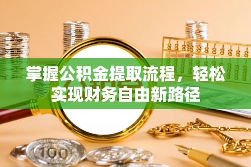 武陵掌握公积金提取流程，轻松实现财务自由新路径