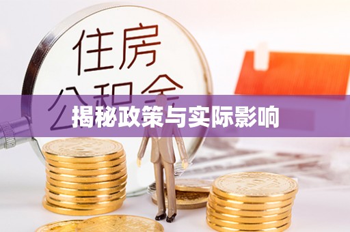 武陵揭秘政策与实际影响