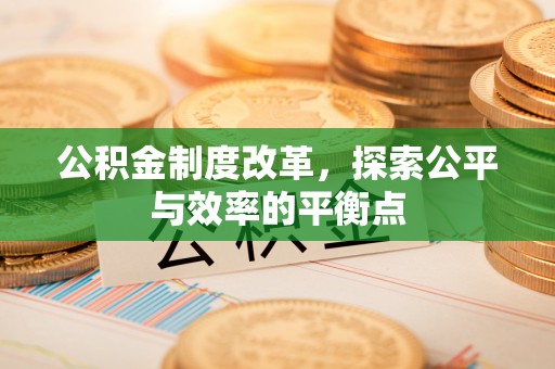 武陵公积金制度改革，探索公平与效率的平衡点