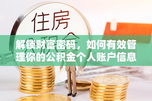 武陵解锁财富密码，如何有效管理你的公积金个人账户信息