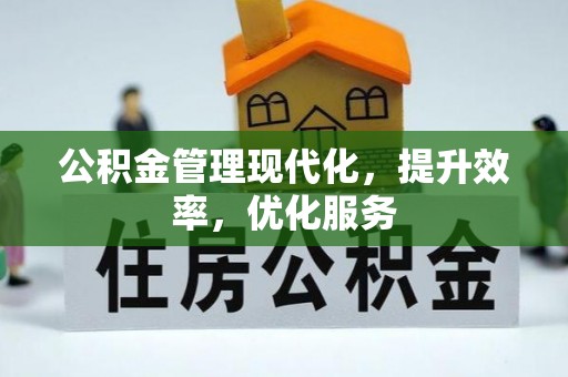 武陵公积金管理现代化，提升效率，优化服务