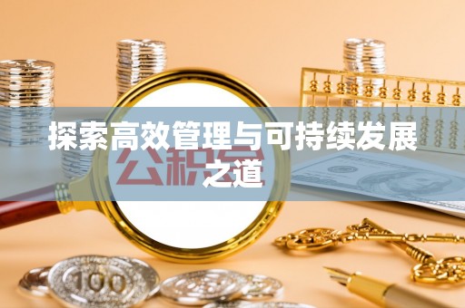 武陵探索高效管理与可持续发展之道