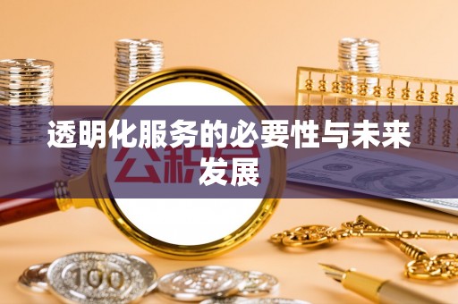 武陵透明化服务的必要性与未来发展