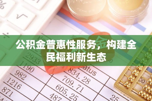 武陵公积金普惠性服务，构建全民福利新生态