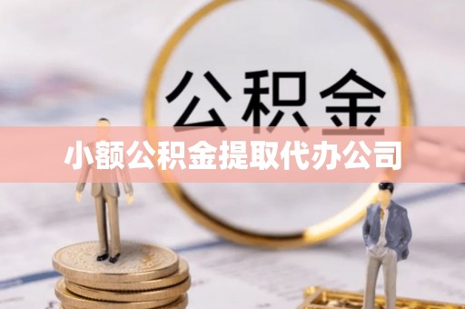 武陵小额公积金提取代办公司