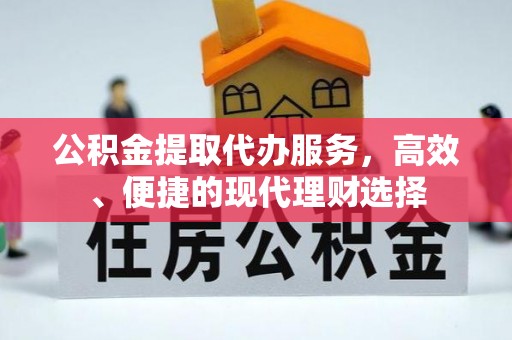 武陵公积金提取代办服务，高效、便捷的现代理财选择