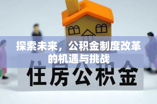 武陵探索未来，公积金制度改革的机遇与挑战