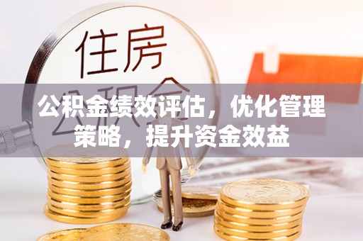 武陵公积金绩效评估，优化管理策略，提升资金效益