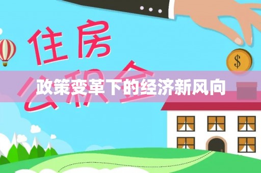 武陵政策变革下的经济新风向