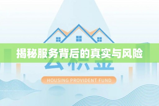 武陵揭秘服务背后的真实与风险