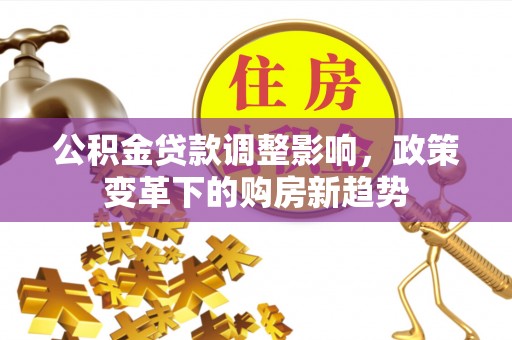 武陵公积金贷款调整影响，政策变革下的购房新趋势