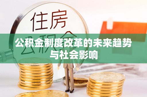 武陵公积金制度改革的未来趋势与社会影响