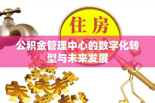 武陵公积金管理中心的数字化转型与未来发展