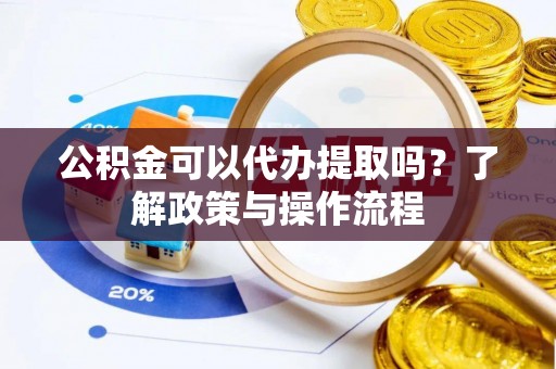 武陵公积金可以代办提取吗？了解政策与操作流程
