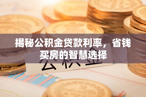 武陵揭秘公积金贷款利率，省钱买房的智慧选择