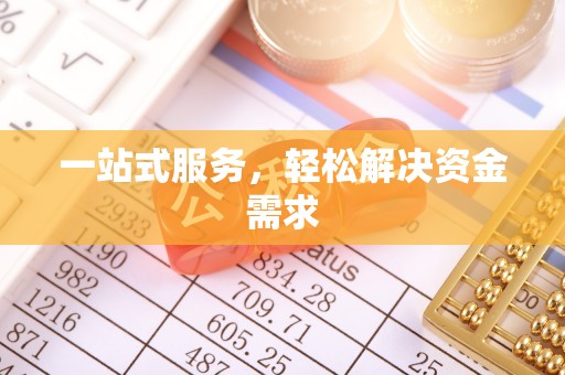 武陵一站式服务，轻松解决资金需求