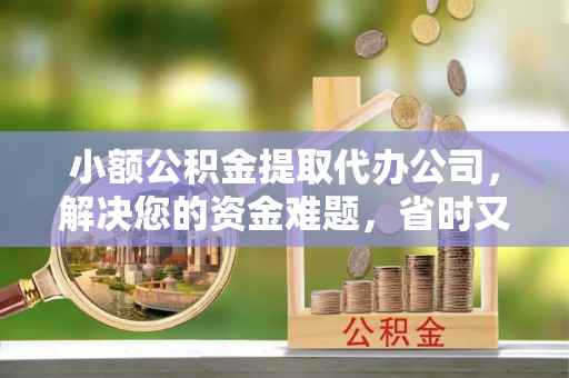 武陵小额公积金提取代办公司，解决您的资金难题，省时又省心