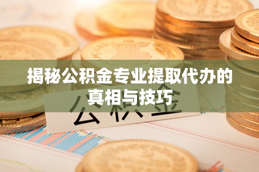 武陵揭秘公积金专业提取代办的真相与技巧